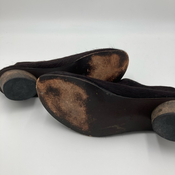 Walk London | Brown mohair booties - Picture 4 of 5